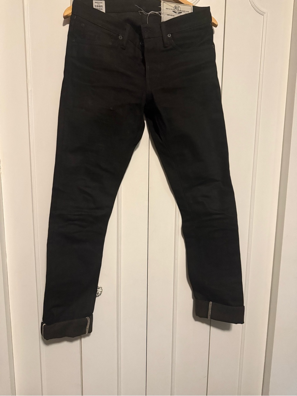 Rogue Territory Black Slim Straight Jeans